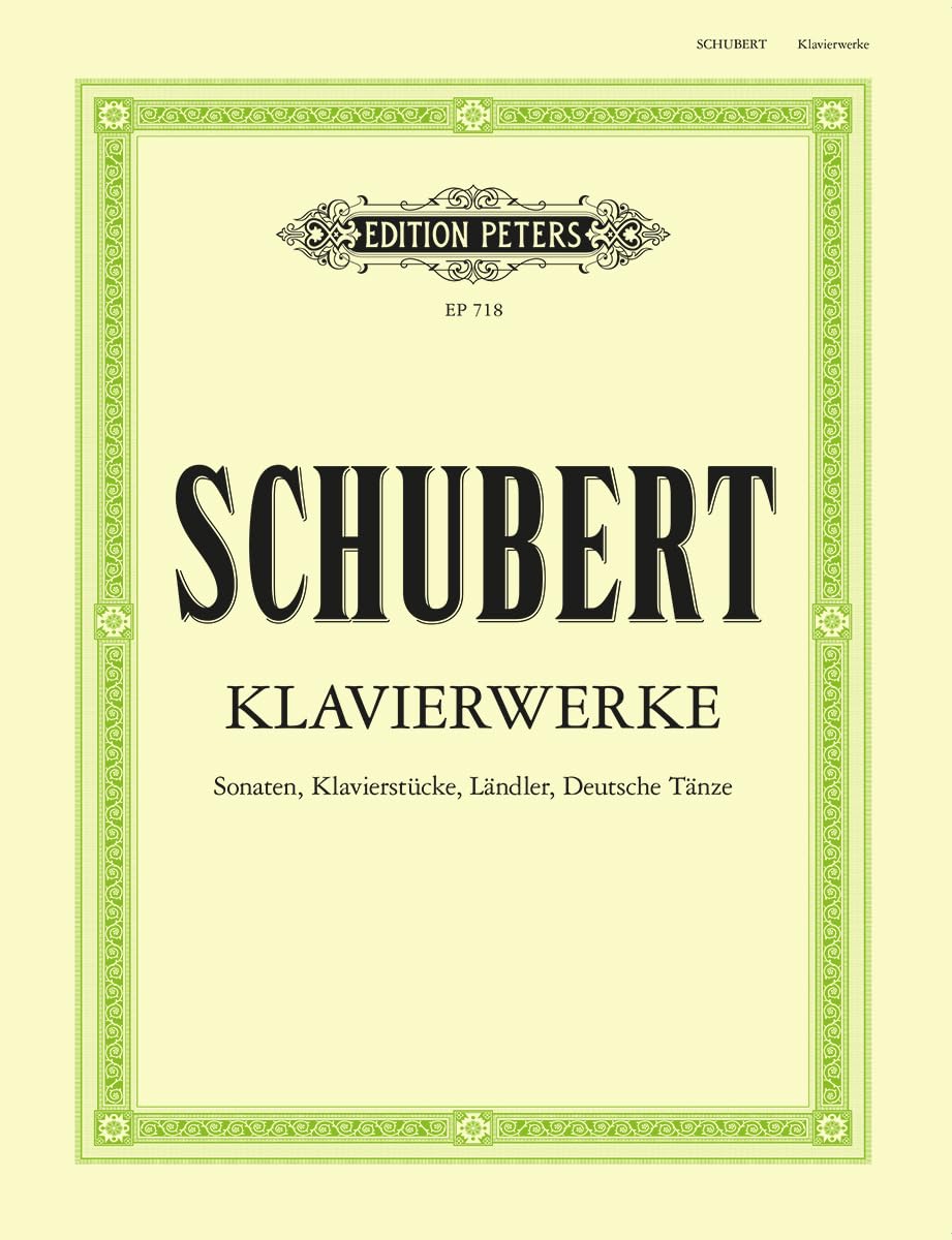 Sonatas, Piano Pieces, Ländler, German Dances for Piano Selection book
