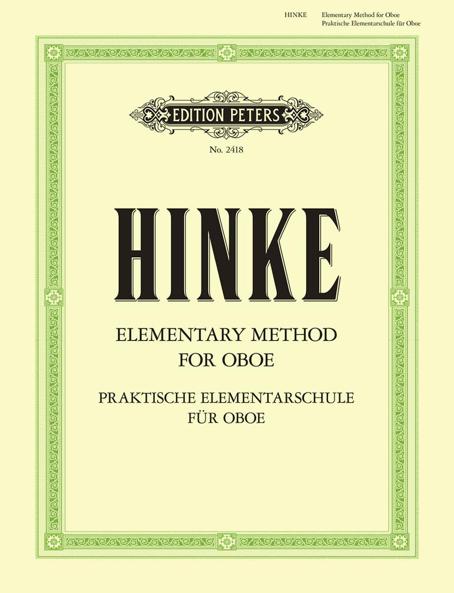 Elementary Method for Oboe Sheet Music