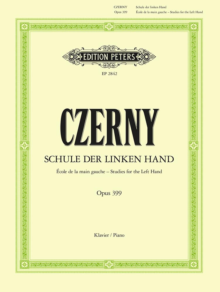 Schule der linken Hand op. 399 -für Klavier- Sheet Music