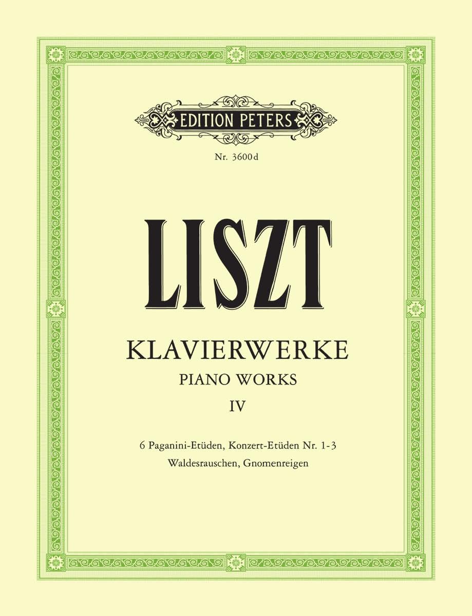 Piano Works Vol.4 (Edition Peters, 4, Band 4) Sheet Music