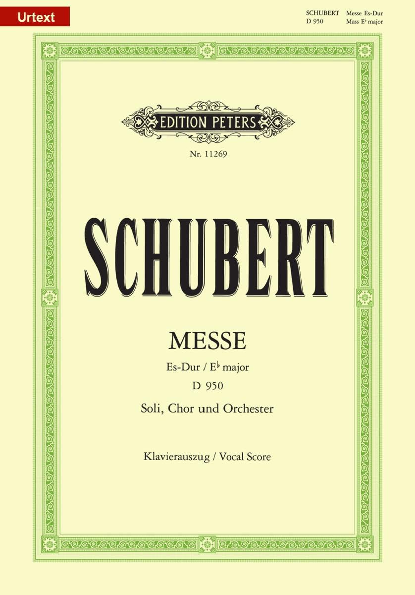 Mass in E-flat Major, D 950: For Satb Soli, Satb Choir and Orchestra (Edition Peters) Sheet Music