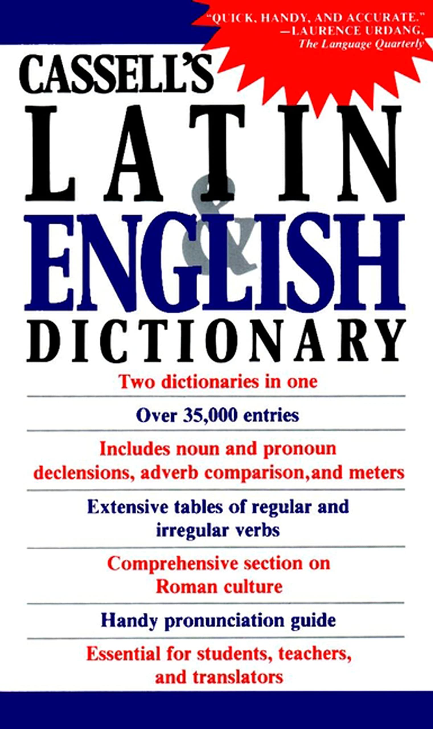 Cassell's Concise Latin-English, English-Latin Dictionary Foreign Languages ​​& Dictionaries