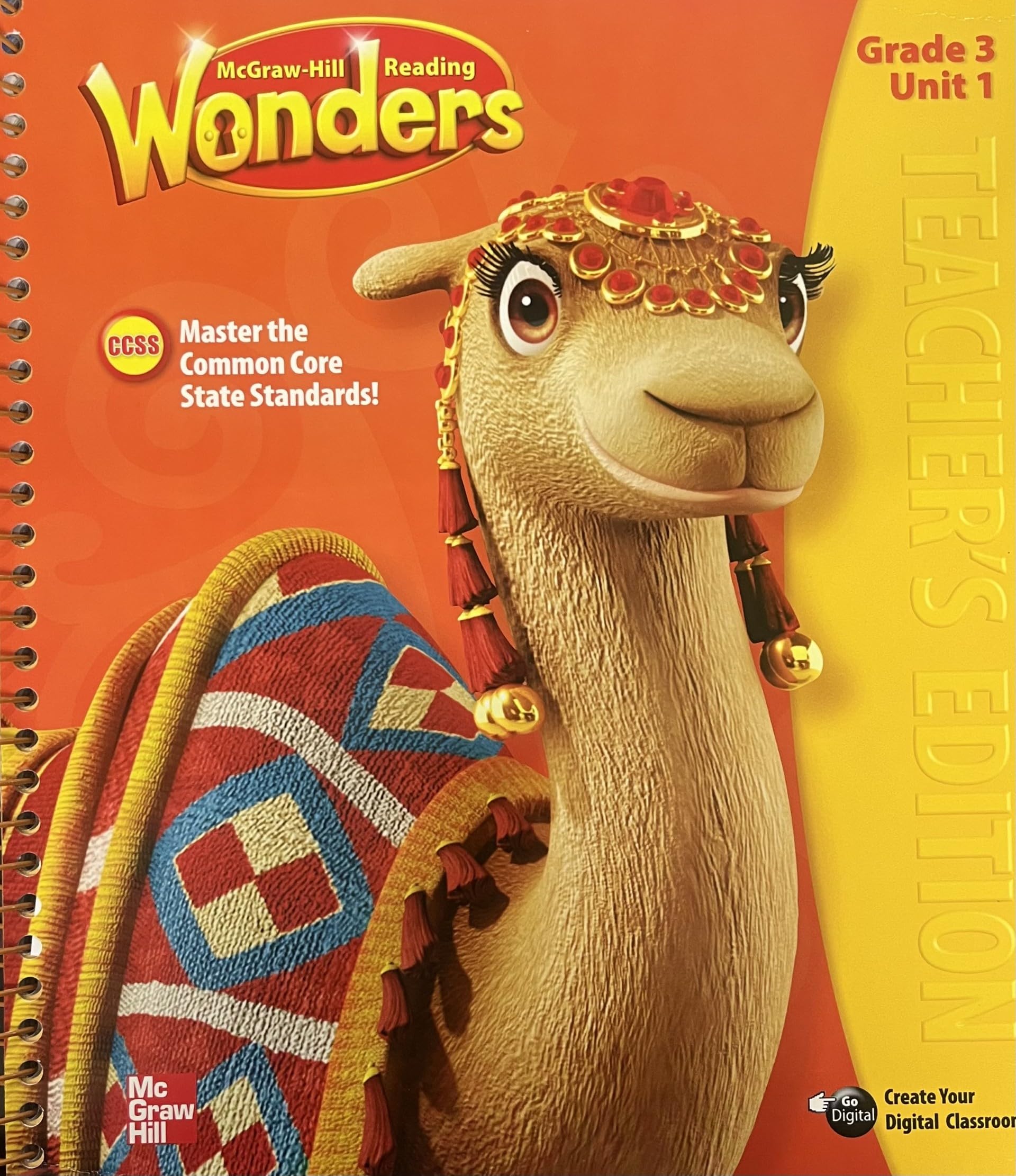 McGraw-Hill Reading: Wonders, Grade 3, Unit 1, Teacher's Edition, Common Core Books