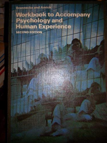 Workbook to accompany Psychology and human experience Books