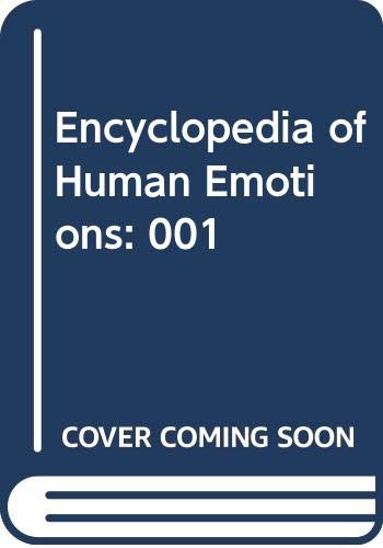 Encyclopedia of Human Emotions, Vol. 1 Books