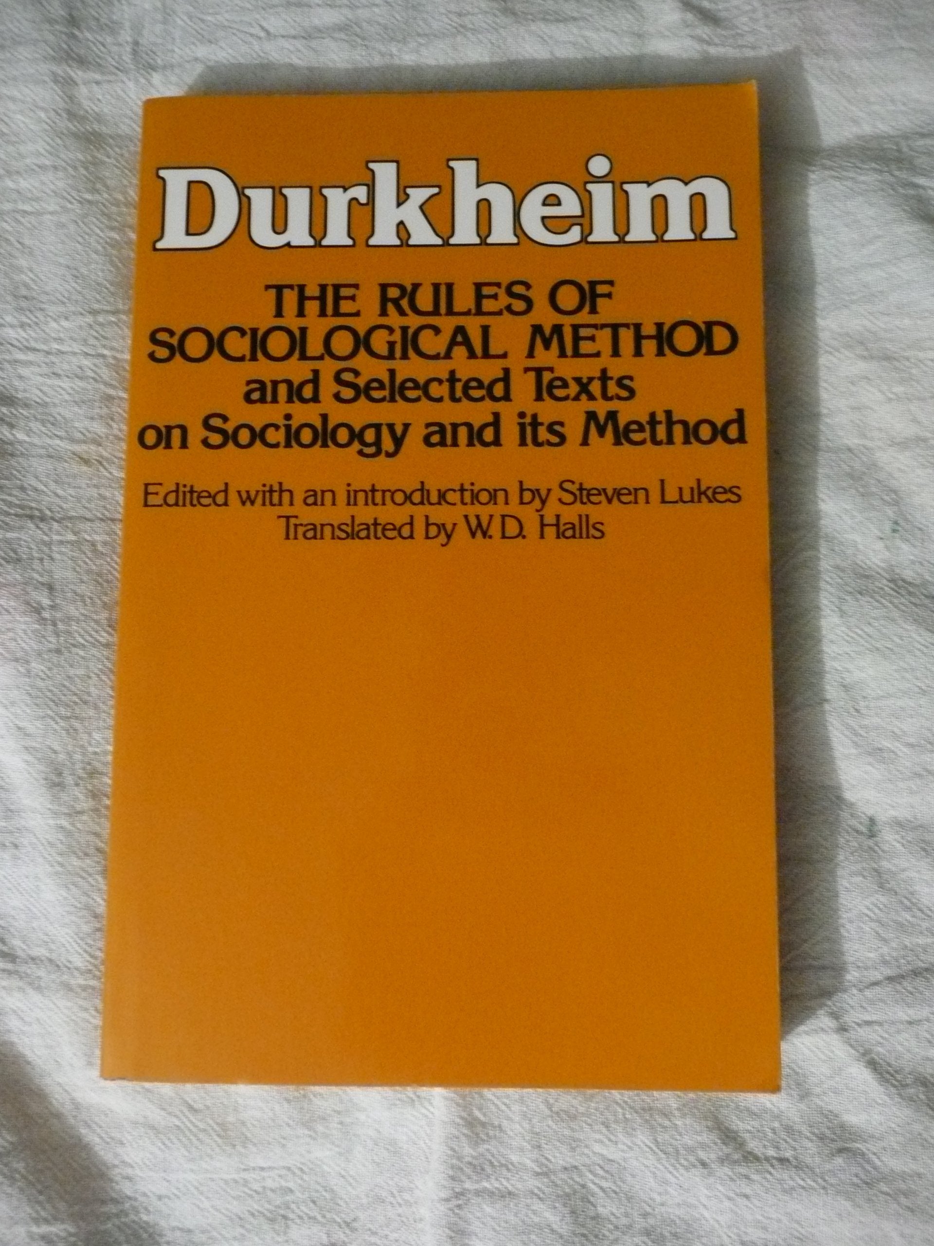 Product Image: Rules of Sociological Method