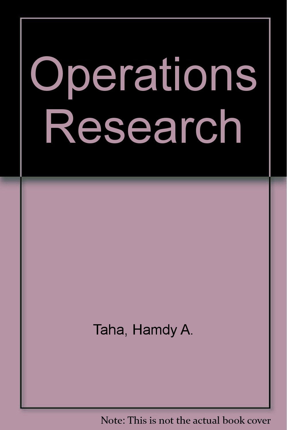 Product Image: Operations Research