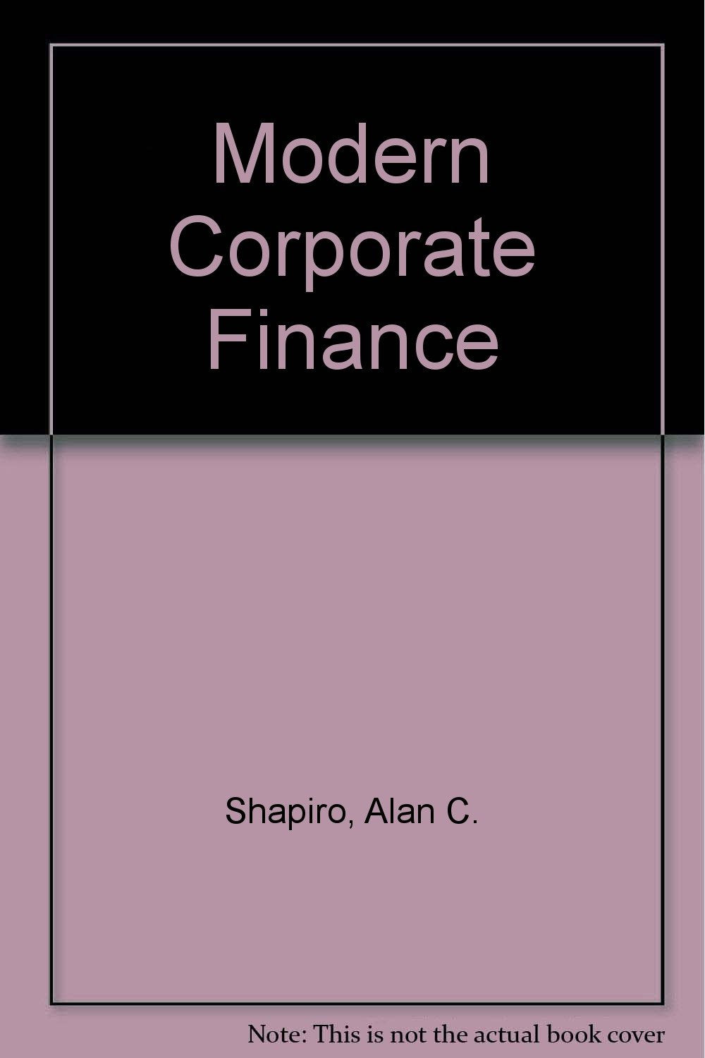 Product Image: Modern Corporate Finance