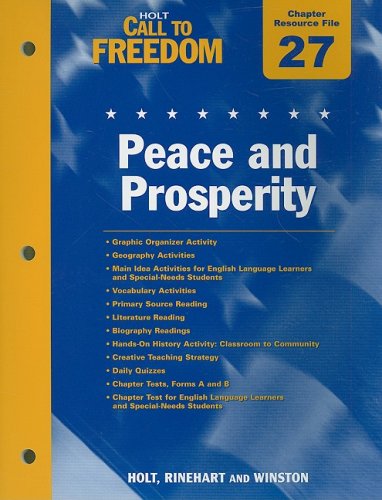HOLT CALL TO FREEDOM CHPT 27 R Social Sciences