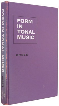 FORM IN TONAL MUSIC - An Introduction to Analysis Books