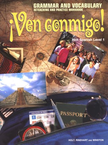 Ven Conmigo: Grammar and Vocabulary 1 Education