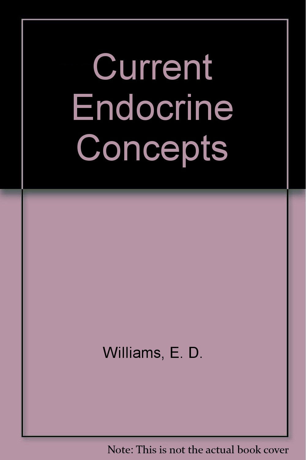 Current Endocrine Concepts book