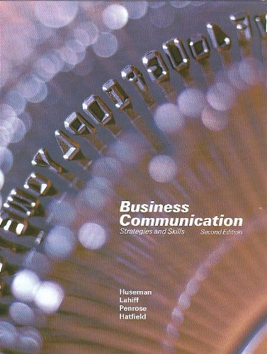 Business Communication: Strategies and Skills Business, Finance & Career