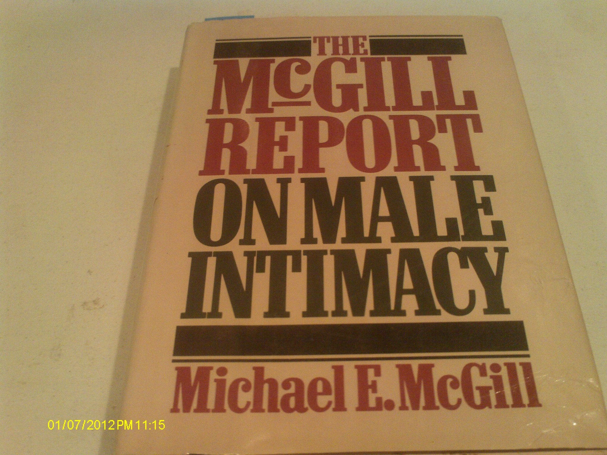 The McGill Report on Male Intimacy book