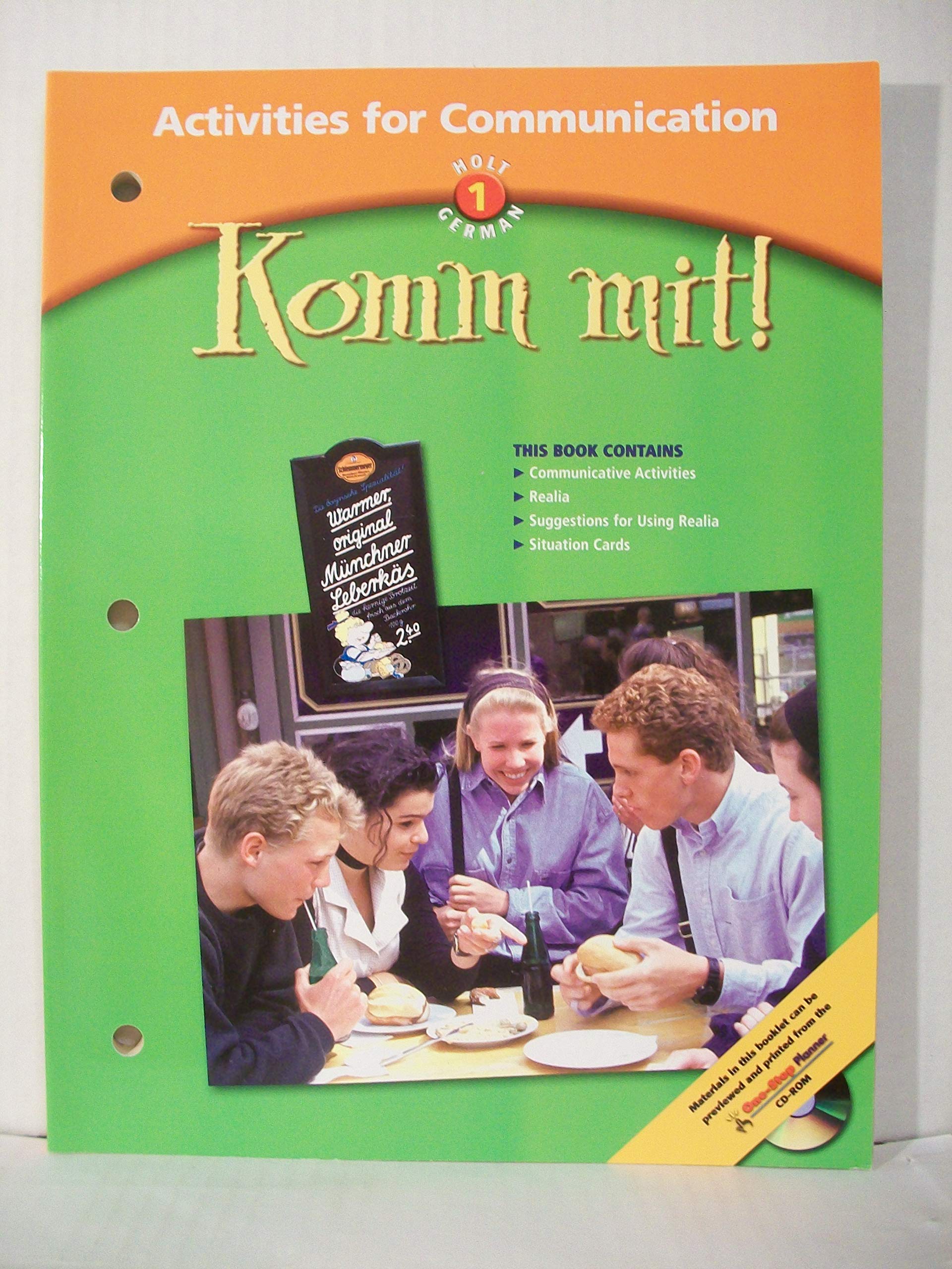 Komm Mit!: Activities for Communication Level 1 (Holt German, Level 1) Social Sciences