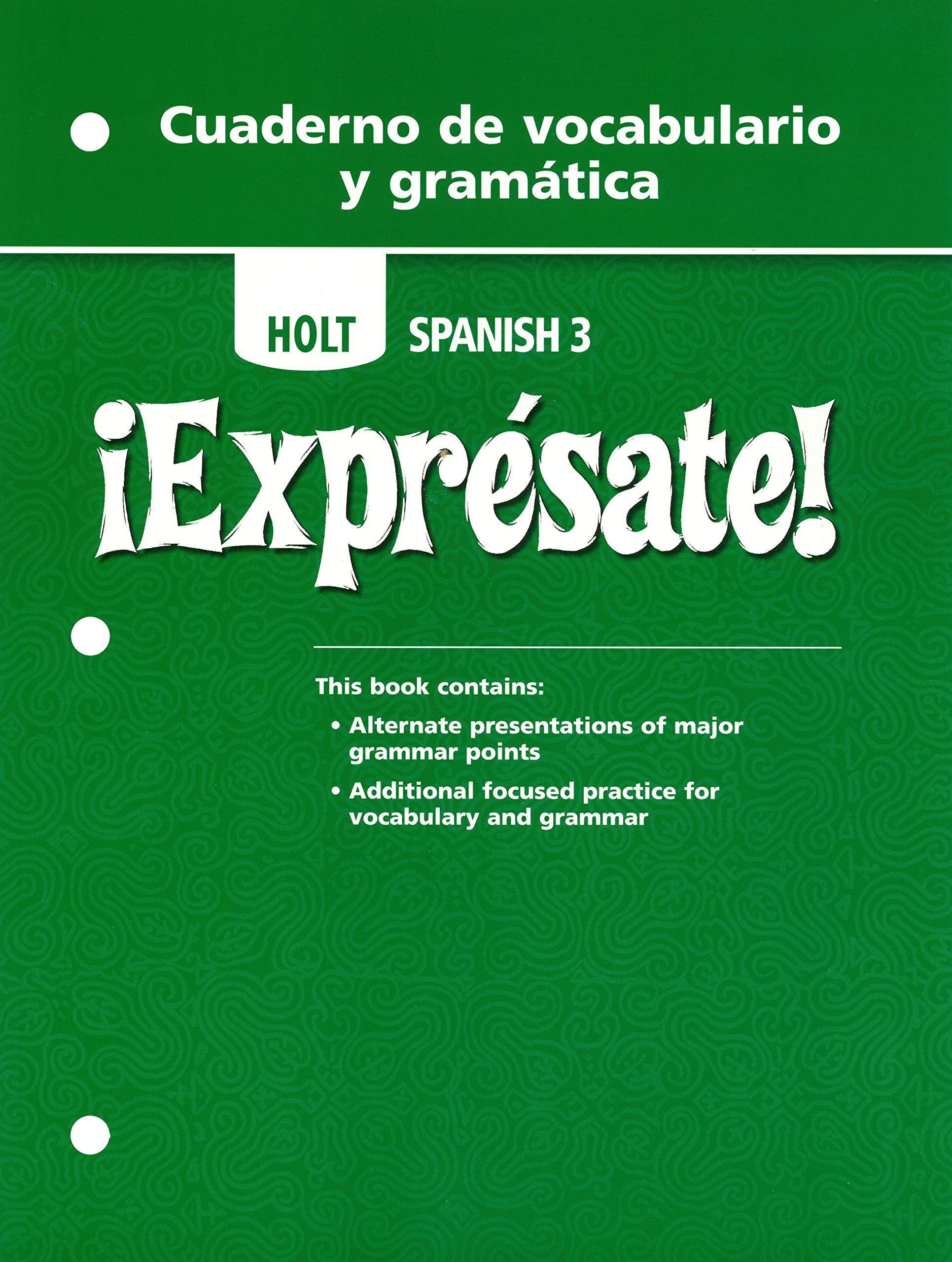 ?Expr?sate!: Cuaderno de Vocabulario y Gramatica Student Edition Level 3 Foreign Languages ​​& Dictionaries