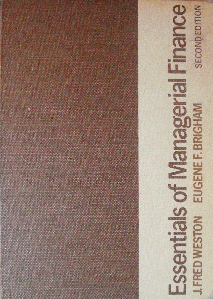 Essentials of Managerial Finance book
