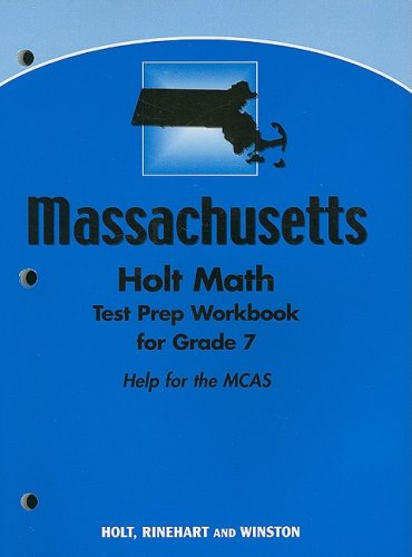 WORKBK-HOLT MATH MA TEST PREP: Holt Mathematics Massachusetts Geology & Geography