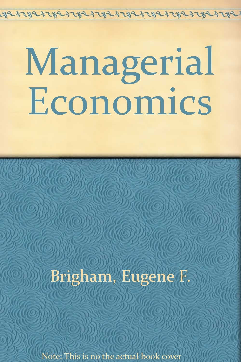 Product Image: Managerial Economics
