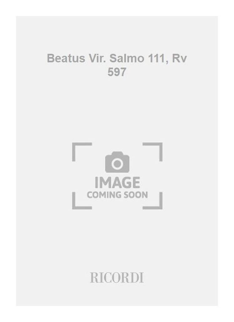 Beatus Vir. Salmo 111, Rv 597 book