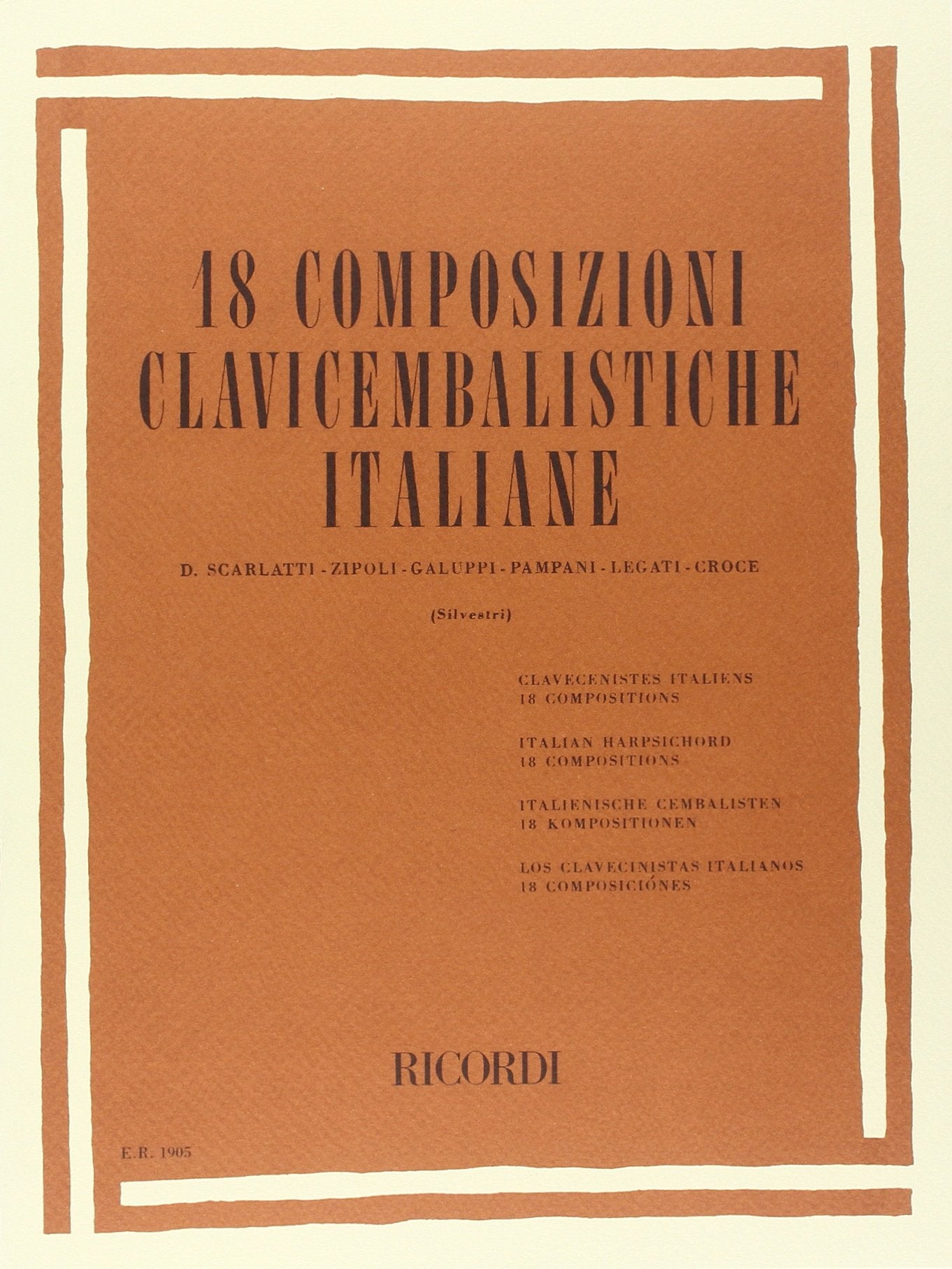 18 Composizioni Clavicembalistiche Italiane book