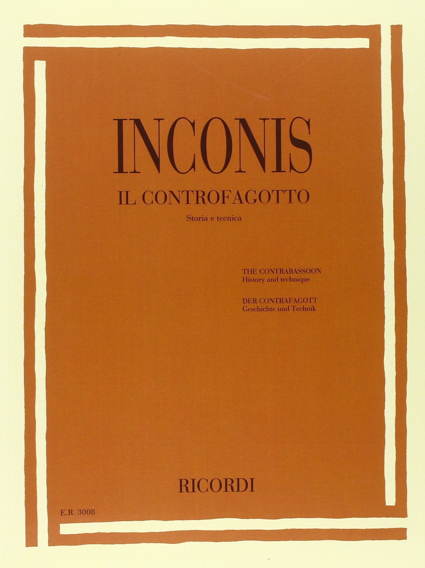 The Contrabassoon (BASSON) Sheet Music
