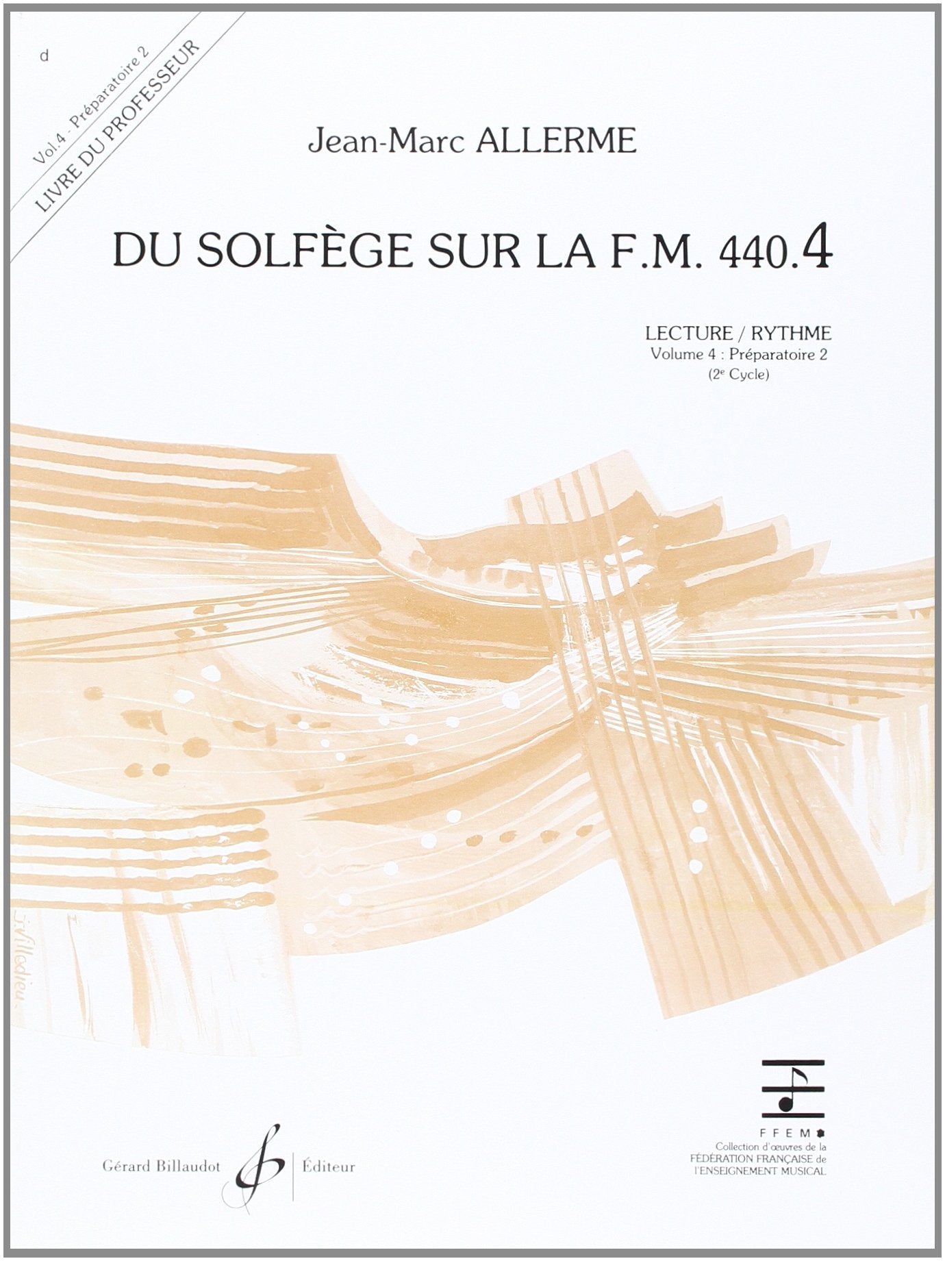 DU SOLFEGE SUR LA F.M. 440.4 - LECTURE/RYTHME - PROFESSEUR Sheet Music