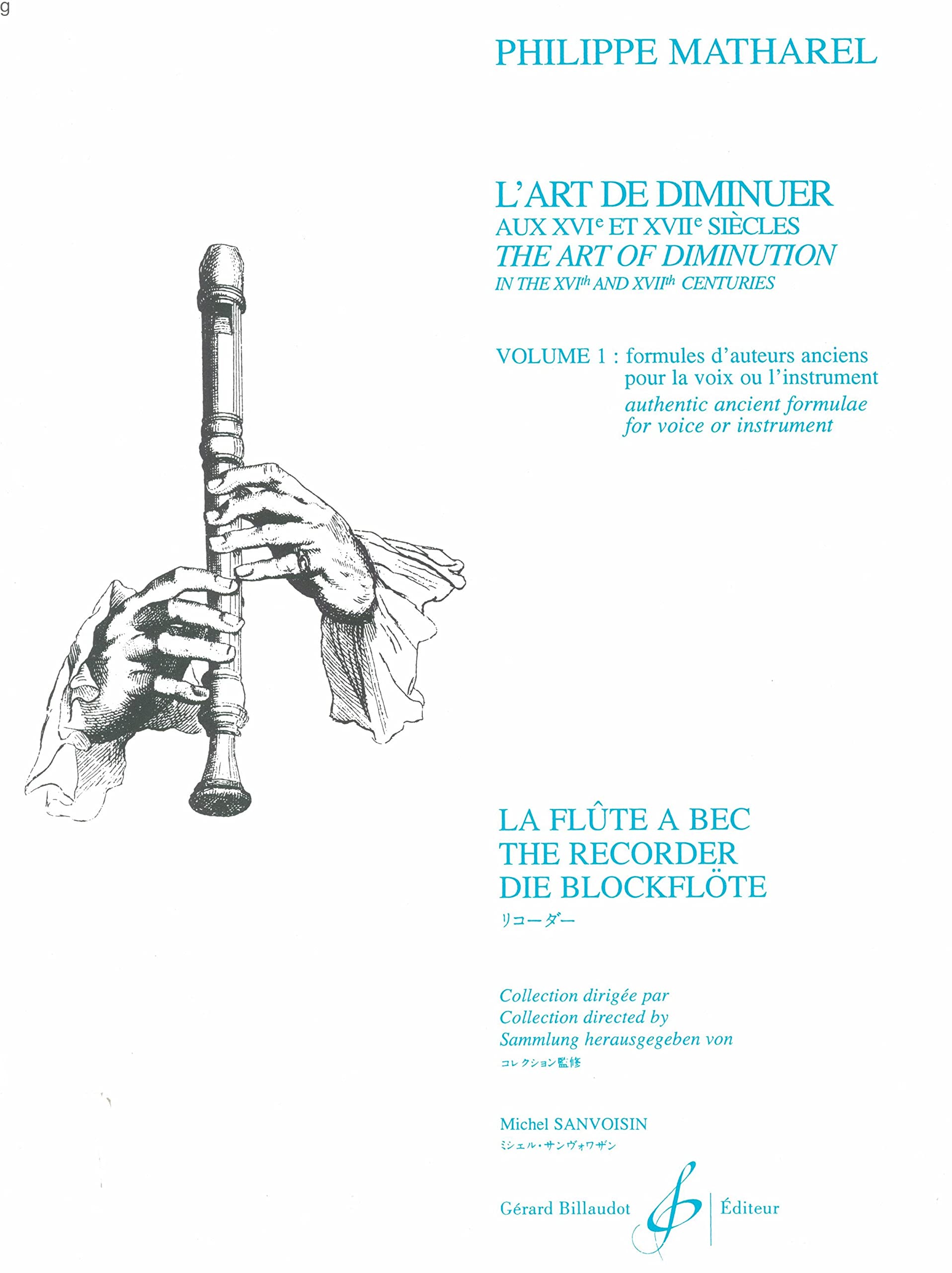 L'ART DE DIMINUER AUX XVIE ET XVIIE SIECLES VOLUME 1 Sheet Music