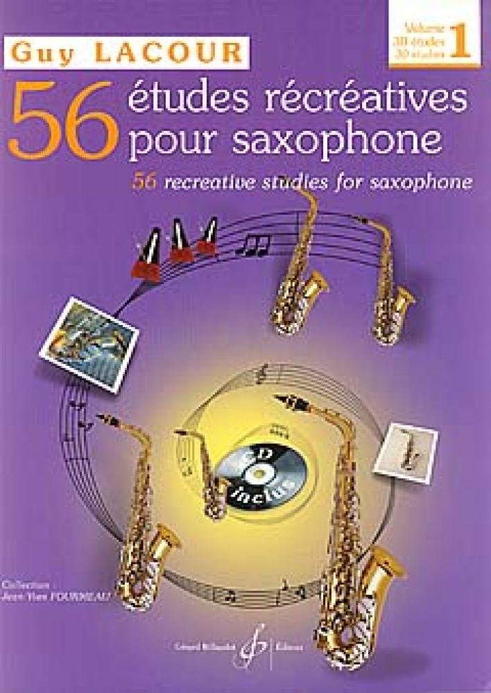 56 etudes recreatives cahier 1 - 30 etudes book