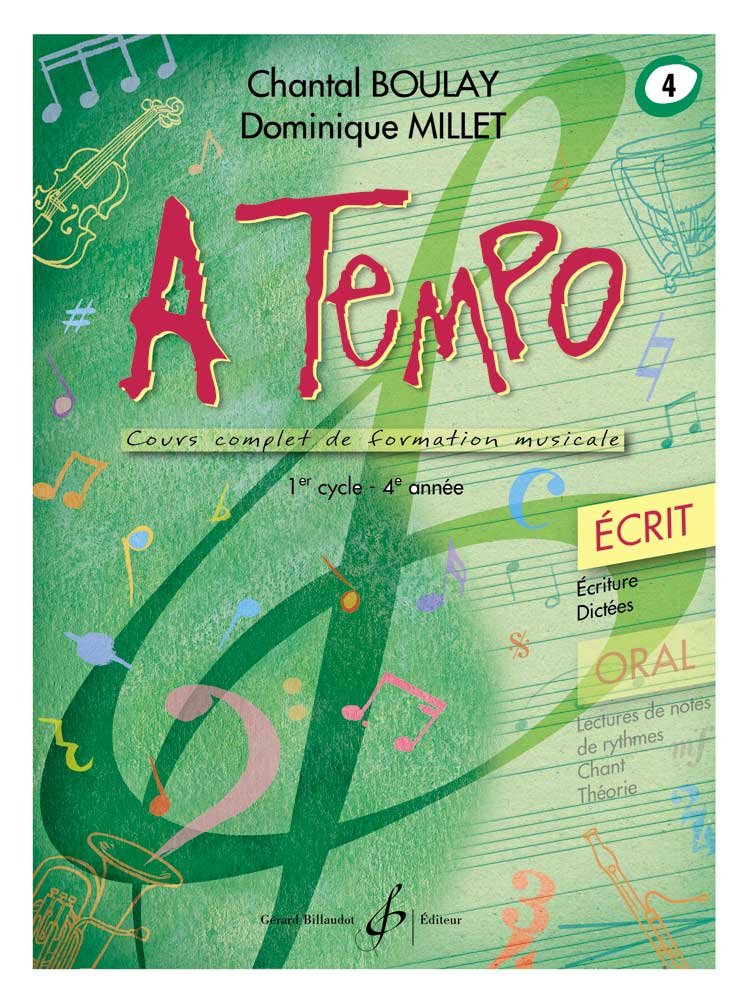 A TEMPO - PARTIE ECRITE - VOLUME 4 Arts & Music