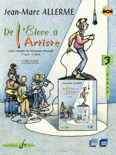 DE L'ELEVE A L'ARTISTE VOLUME 3 - LIVRE DE L'ELEVE Sheet Music