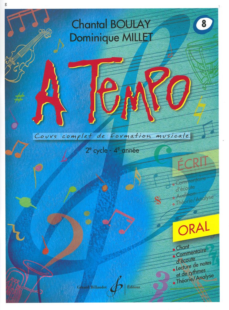 A tempo - partie orale - volume 8 book
