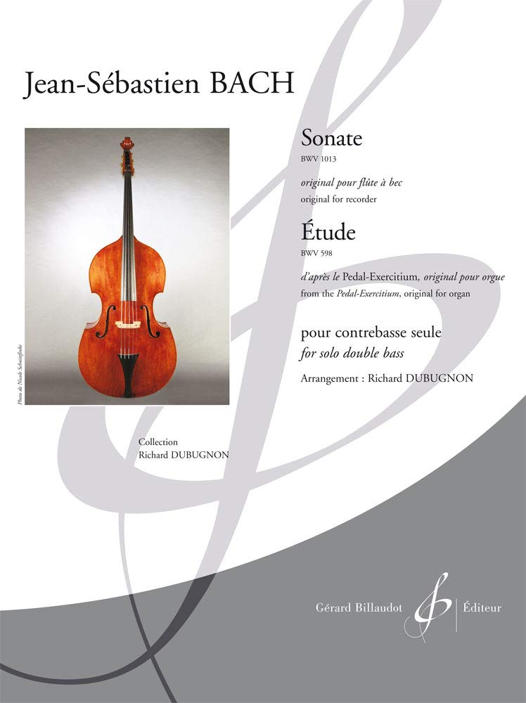 Sonate bwv 1013 - etude bwv 598 book