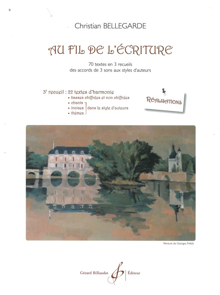 Au fil de l'ecriture - 3e recueil - realisations book