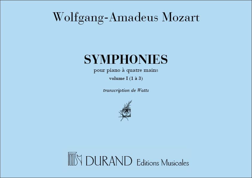 Symphonies Vol 1 Piano 4 Mains book