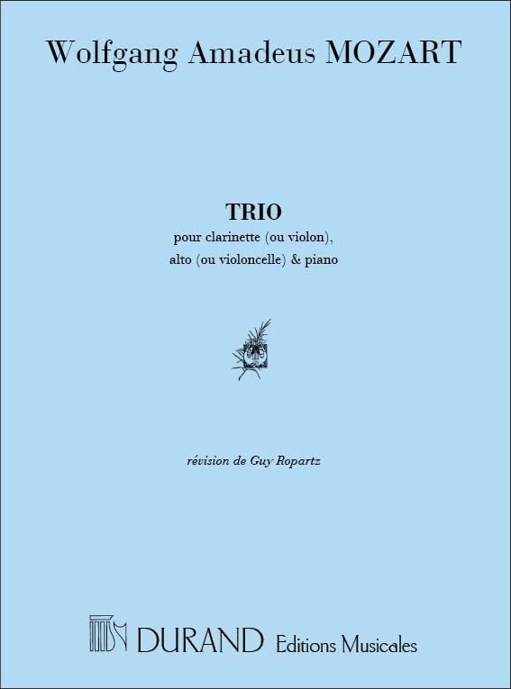 Trio Kv 498 - Piano Clarinette (Ou Violon) Et Alto book