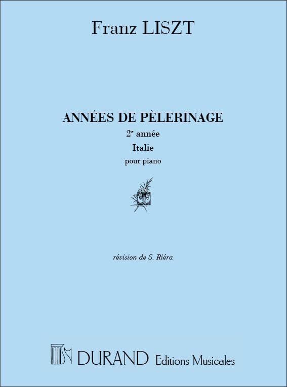 Annees De Pelerinage 2 Annee Italie book