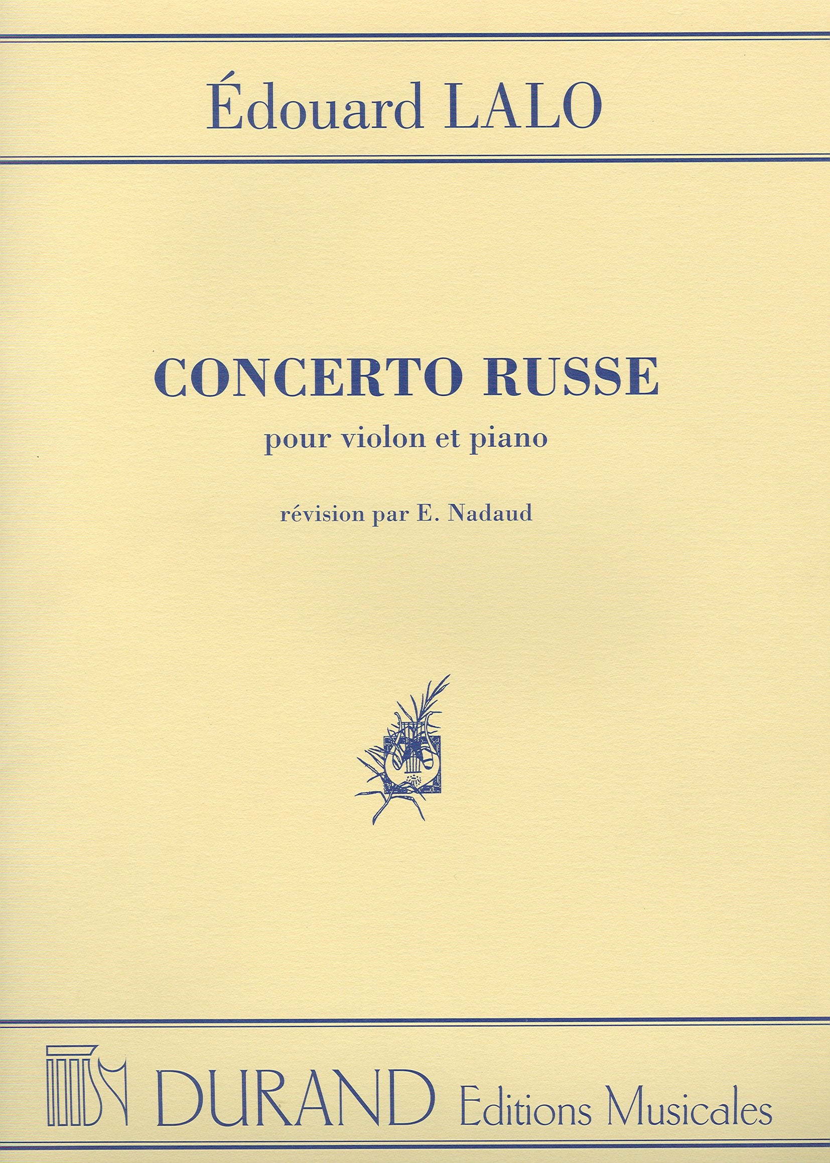 Concerto Russe Op 29 Violon-Piano Books