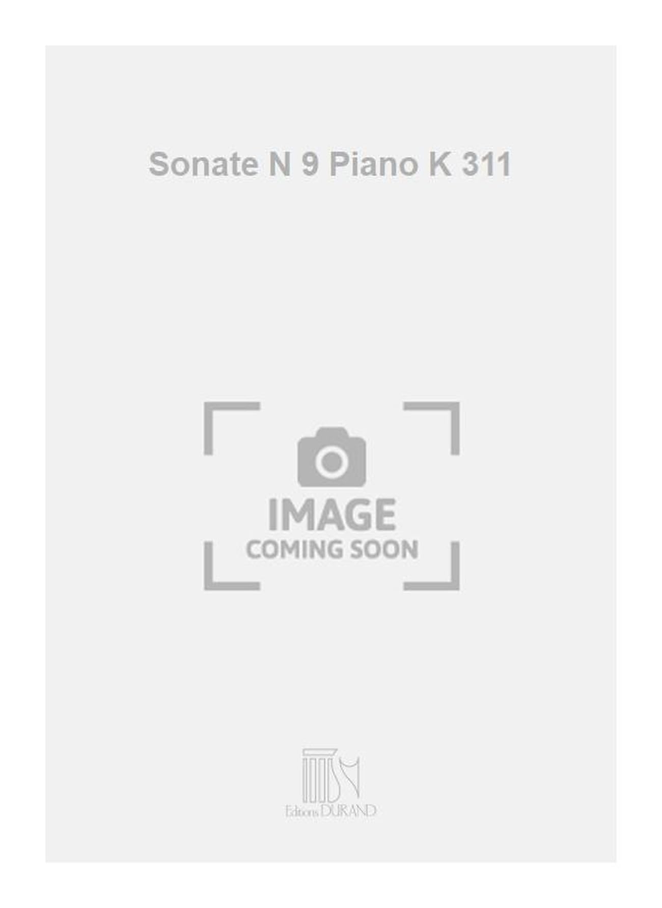 Sonate N 9 Piano K 311 Books