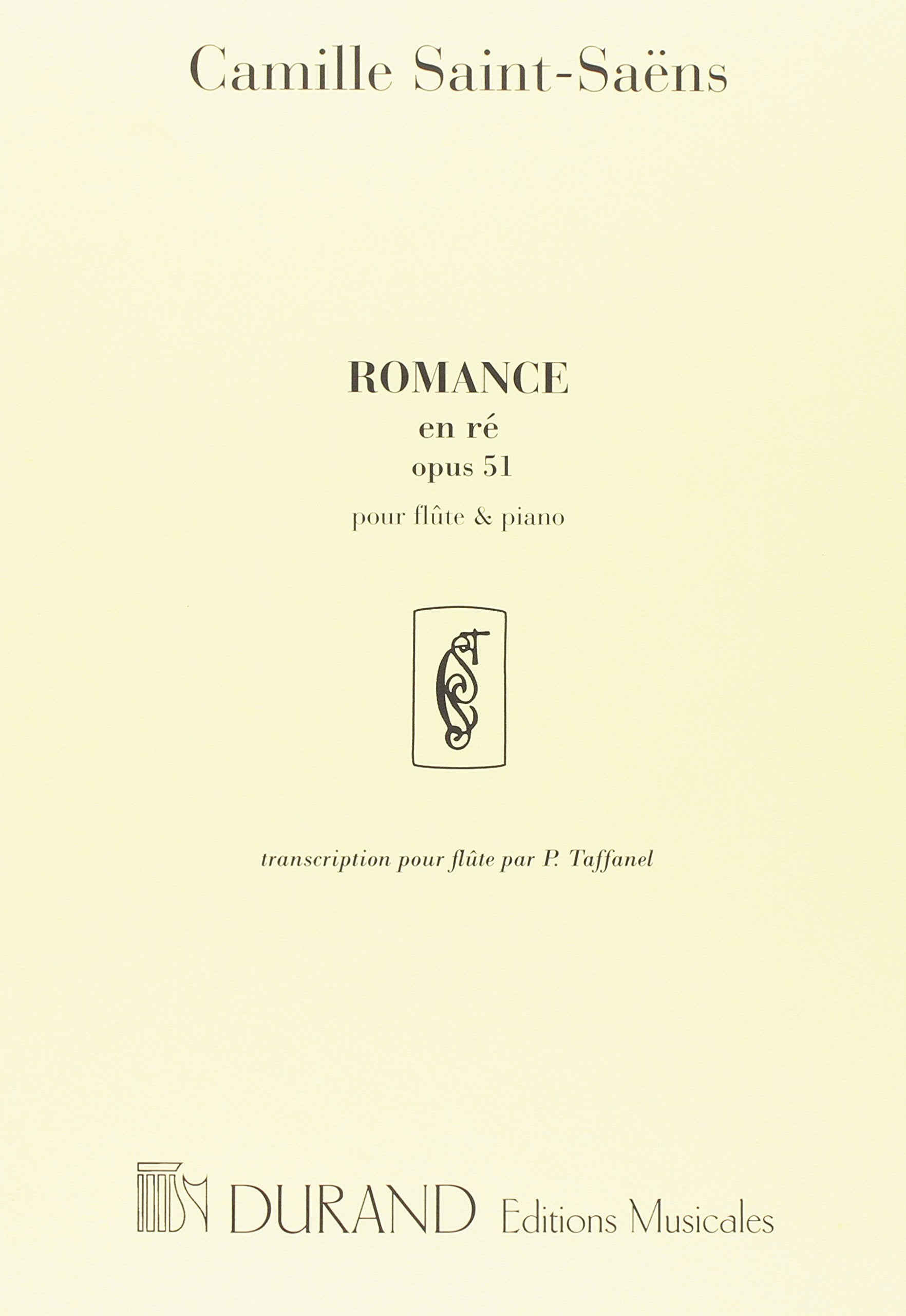 Romance Op 51 Flute-Piano book