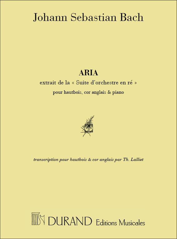 Aria Htb Ou Cor Anglais/Piano book