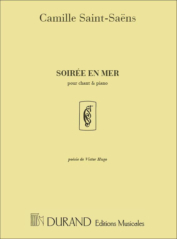 Soiree En Mer Soprano/Piano (Fr/Ang) book