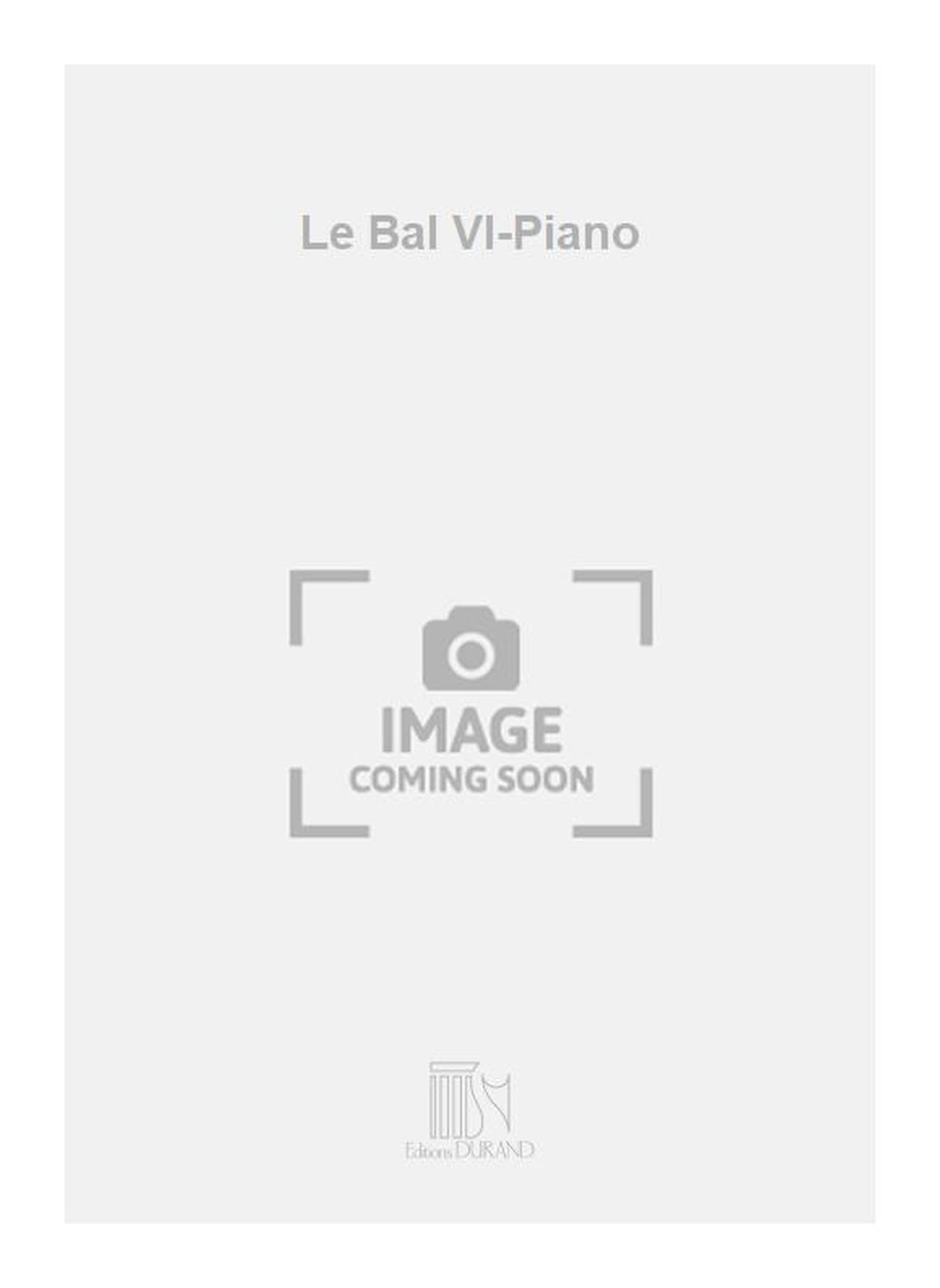 Le Bal Vl-Piano book