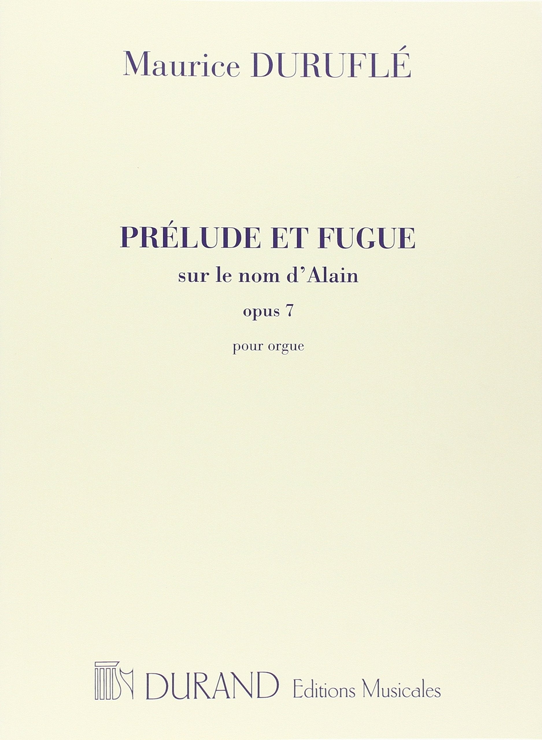 Prélude et Fugue Opus 7 book