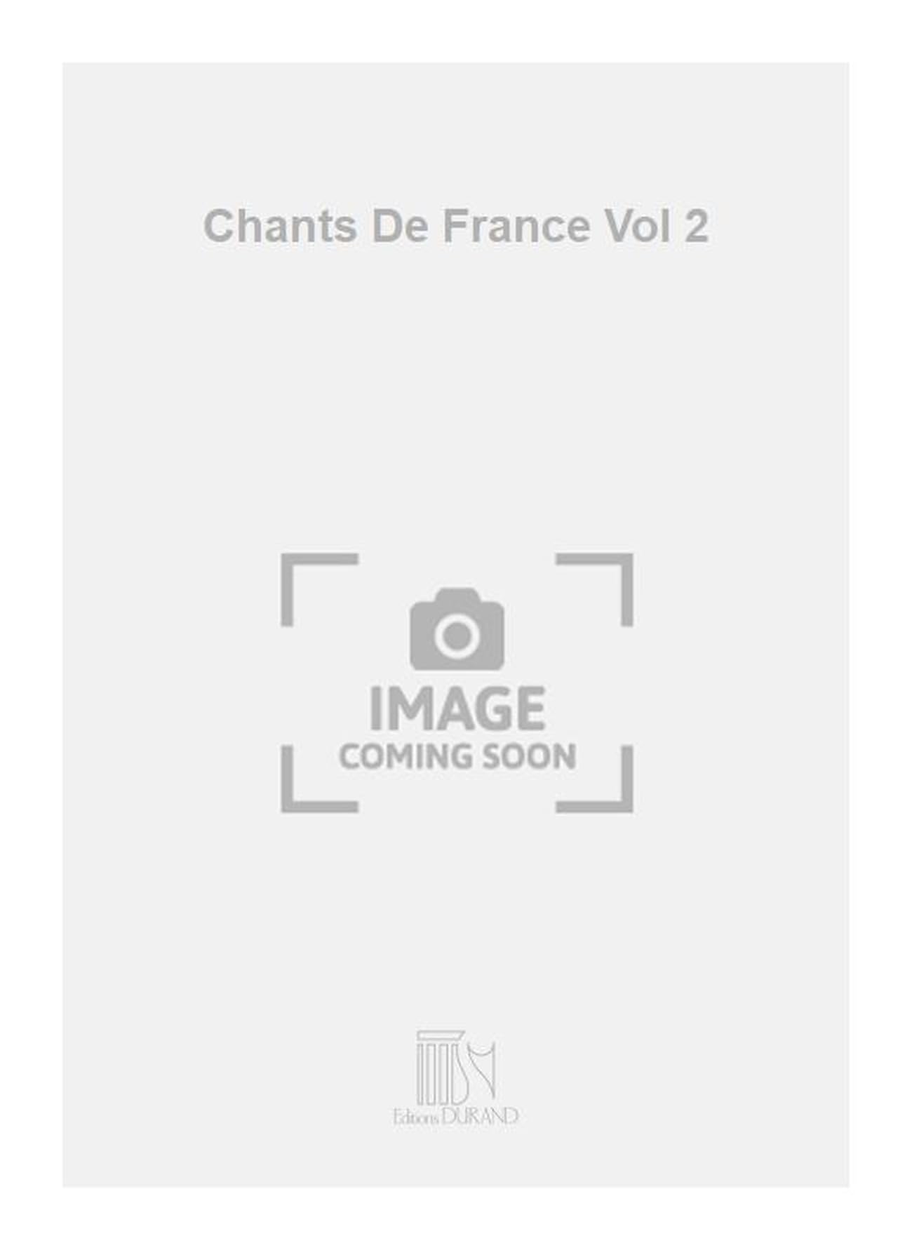Chants De France Vol 2 book