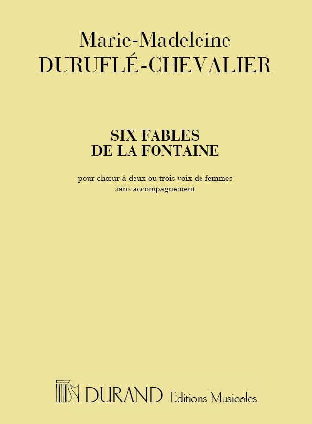 6 Fables De La Fontaine Choeur 2 Et3 book