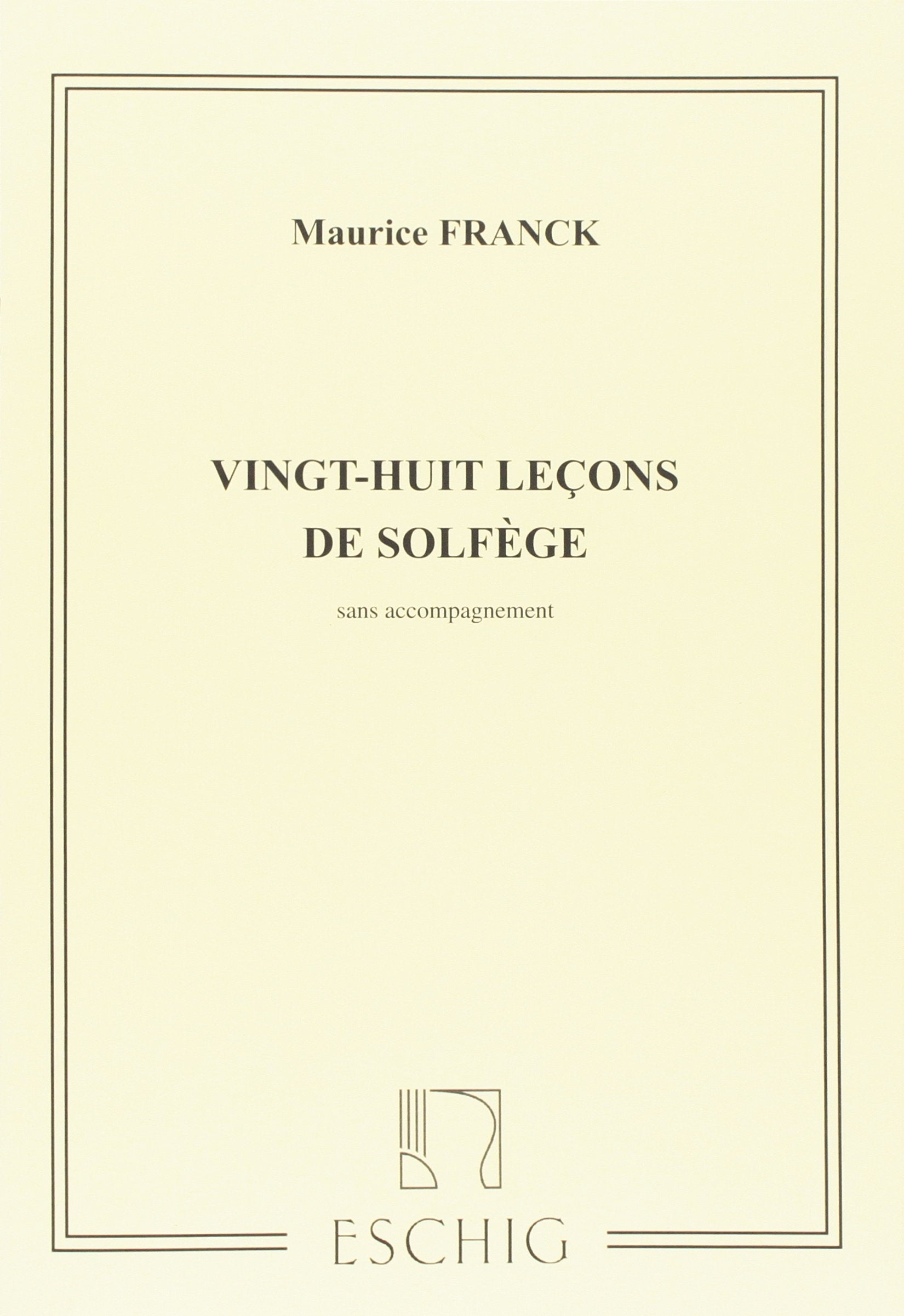 28 lecons solfege sans piano formation musicale book