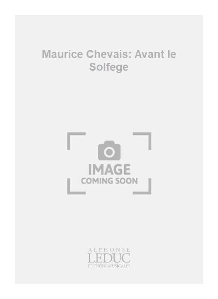 AVANT LE SOLFEGE LIVRE DU MAITRE book