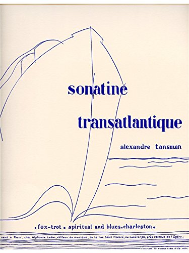 SONATINE TRANSATLANTIQUE PIANO book