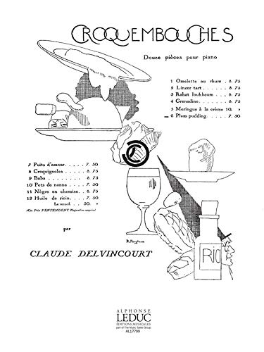 CROQUEMBOUCHES N06 PLUM PUDDING PIANO book